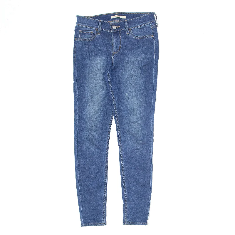 LEVI'S 710 Blue Jeans W28 L28 Fashionable White Denim Jeans