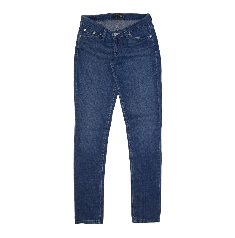 LEVI'S Low Waist 524 Jeans Blue Denim Slim Skinny Womens W28 L33 Comfortable Stretch Denim Jeans LEVI'S Low Waist 524 Jeans Blue Denim Slim Skinny Womens W28 L33 Comfortable Stretch Denim Jeans