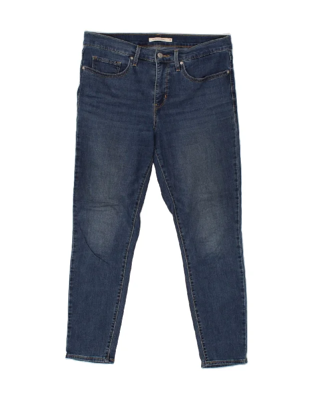 LEVI'S Womens 311 Shaping Skinny Jeans W30 L28 Blue Cotton Comfortable Low-Rise Jeans