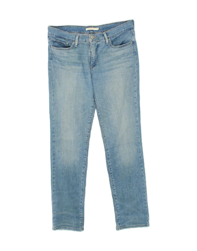 LEVI'S Womens 312 Shaping Slim Jeans W32 L32  Blue Cotton Fashionable Vintage Wash Jeans