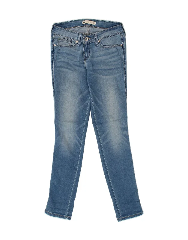LEVI'S Womens Demi Curve Low Waist Skinny Jeans W27 L32 Blue Cotton Stylish Cargo Style Jeans LEVI'S Womens Demi Curve Low Waist Skinny Jeans W27 L32 Blue Cotton Stylish Cargo Style Jeans