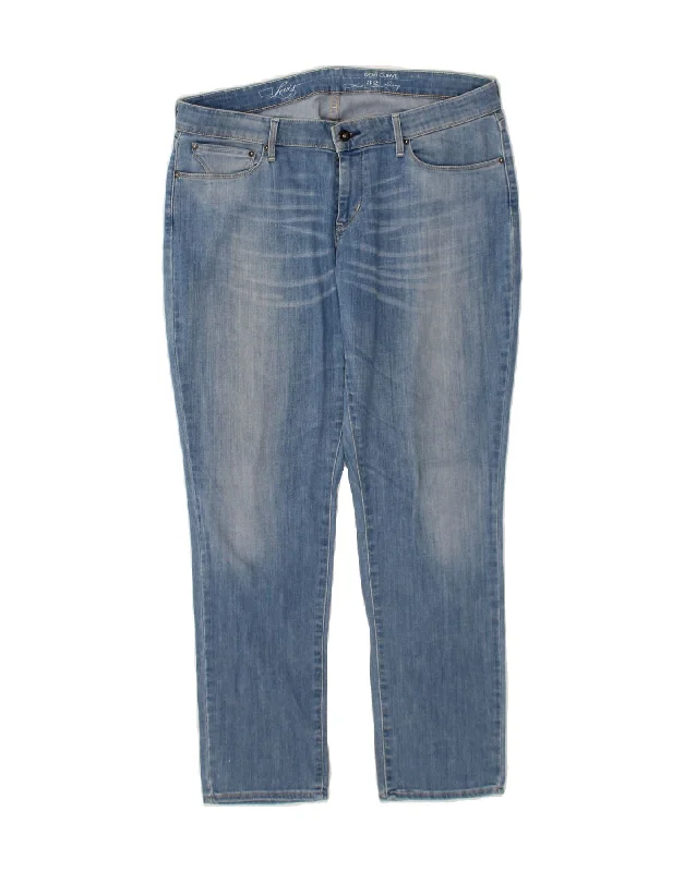 LEVI'S Womens Demi Curve Skinny Jeans  W32 L32 Blue Cotton Elegant Wide-Leg Jeans