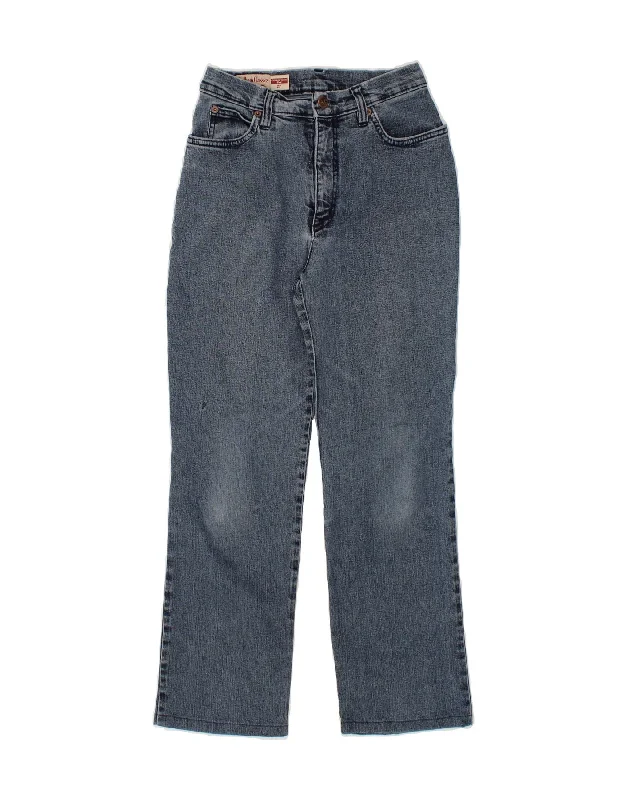 MARLBORO CLASSICS Womens Comfort Fit Straight Jeans W27 L25  Blue Stylish Tapered Fit Jeans
