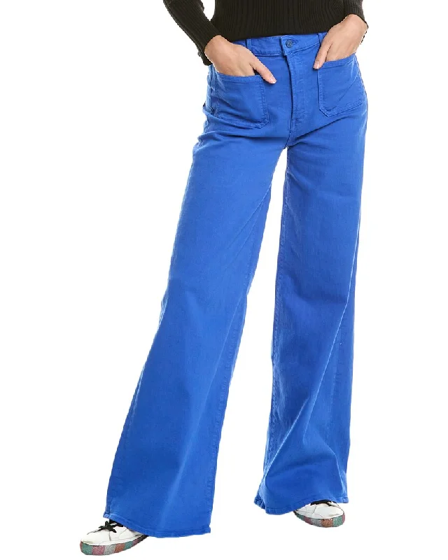 MOTHER Patch Pocket Undercover Sneak Snorkel Blue Jean Comfortable Low-Rise Jeans