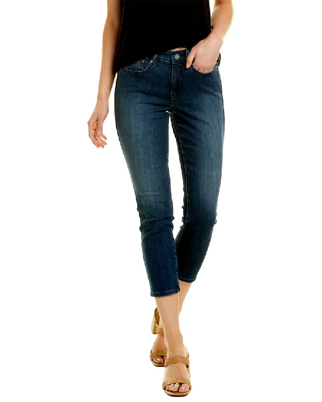 NYDJ Petite Alina Clean Zenith Ankle Jegging Jean Chic Double Waistband Jeans