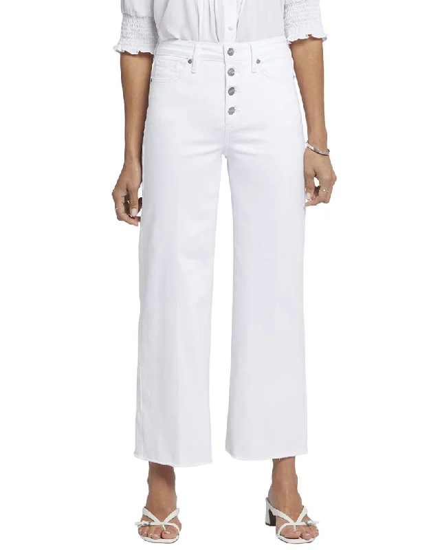 NYDJ Teresa Optic White Wide Leg Jean Chic Dark-Wash Skinny Jeans