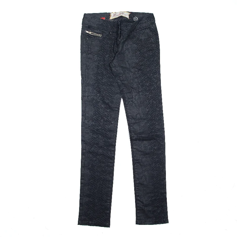 RIVER ISLAND Snakeskin Pattern Jeans Black Denim Slim Skinny Womens W24 L31 Trendy Skinny Fit Jeans RIVER ISLAND Snakeskin Pattern Jeans Black Denim Slim Skinny Womens W24 L31 Trendy Skinny Fit Jeans