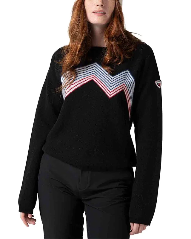 Rossignol Mountain Wool & Cashmere-Blend Sweater Modern Contemporary Chic