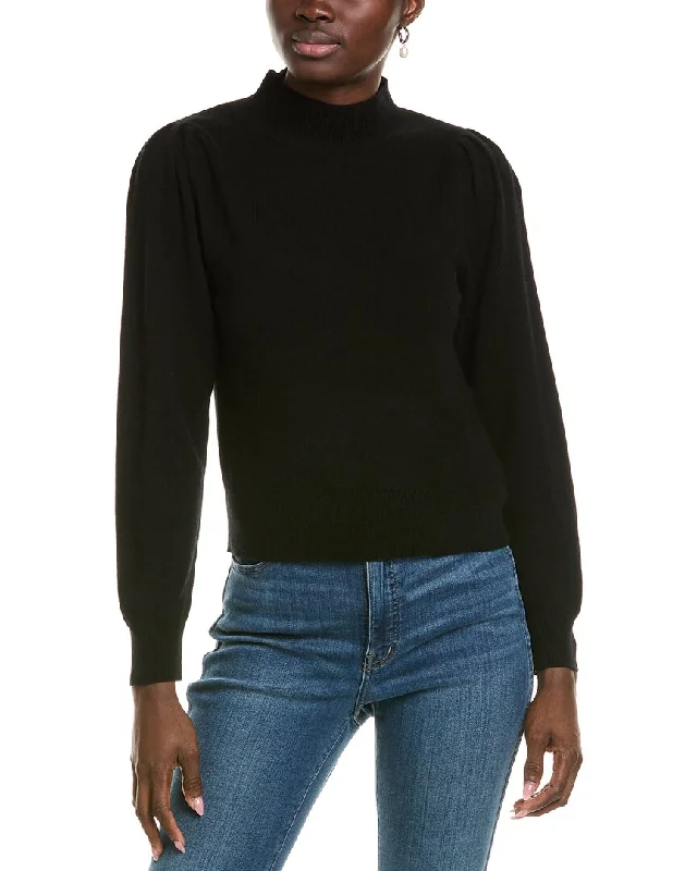 Sail to Sable   Wool & Cashmere-Blend Sweater Collared Crew Neck Turtle Neck