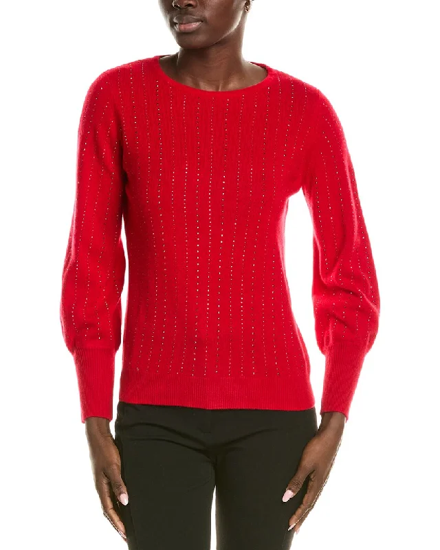 sofiacashmere Blouson Sleeve Cashmere Sweater Lace Blend Ribbed Blend Corduroy Blend sofiacashmere Blouson Sleeve Cashmere Sweater Lace Blend Ribbed Blend Corduroy Blend