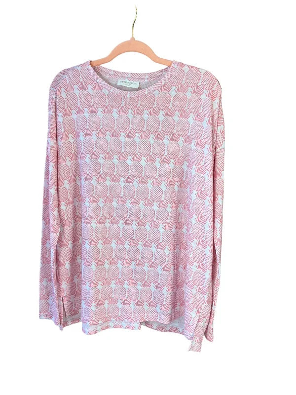Sylvia Sweater In Pina Coloda Elasticated Padded Insulated