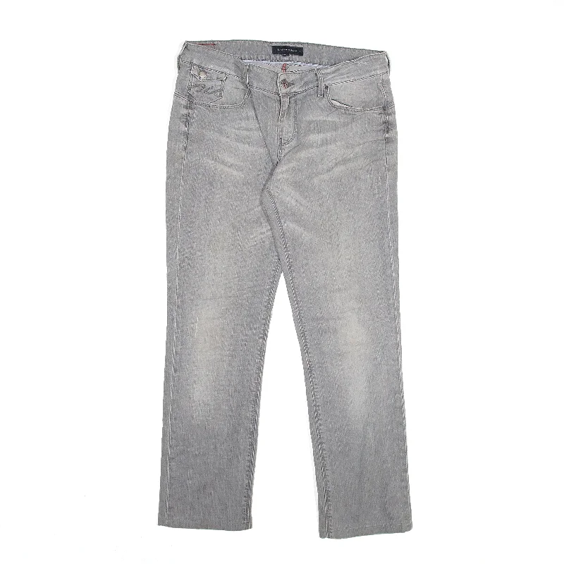 TOMMY HILFIGER Jeans Grey Denim Slim Straight Womens W30 L32 Chic Vintage-Inspired Denim Jeans TOMMY HILFIGER Jeans Grey Denim Slim Straight Womens W30 L32 Chic Vintage-Inspired Denim Jeans