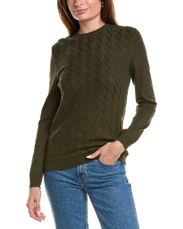 YAL New York Pullover Sweater Satin Fabric Silk Fabric Chiffon Fabric