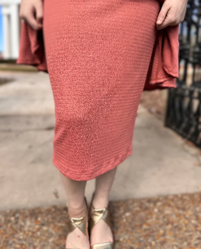 Abby Smocked Skirt velvet skirt glossy