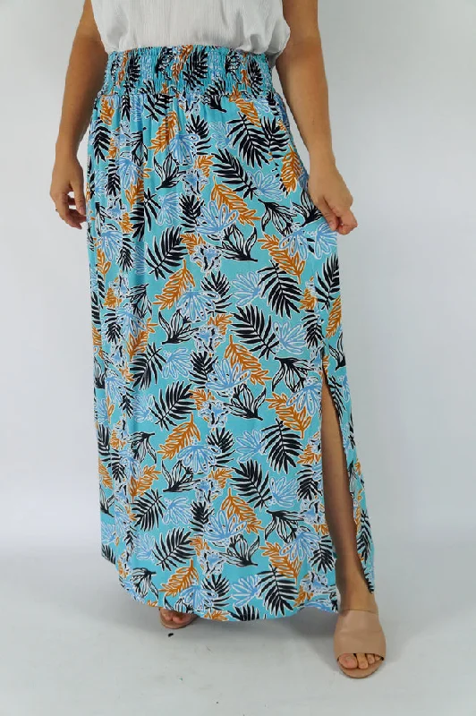 Amber Skirt "Kauai" leather skirt sleek