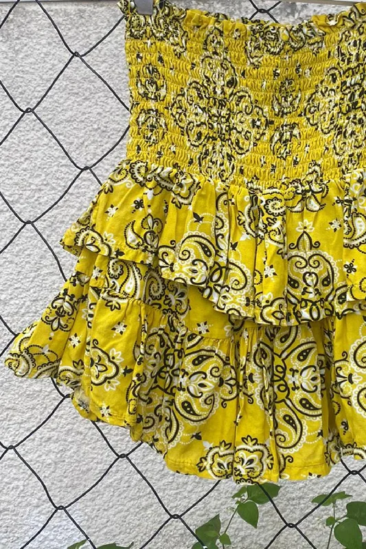 Bandana skirt chiffon skirt airy