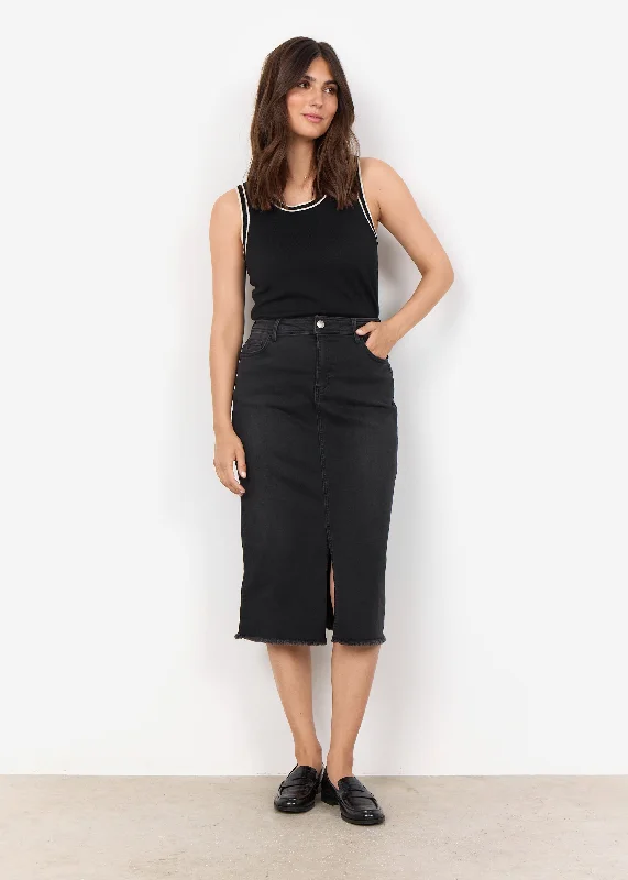 Kimberly 29 Denim Skirt velvet skirt sumptuous