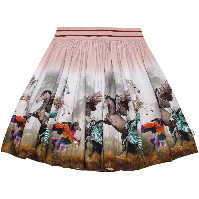 Molo Surreal Beings Brenda Skirt pleated skirt texture