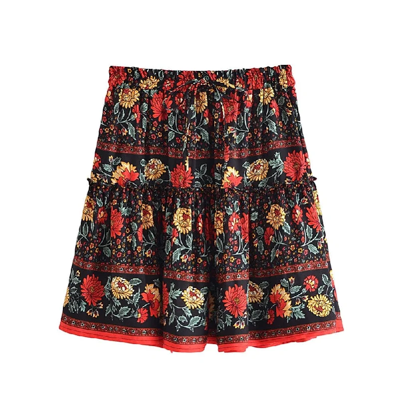Narah Mini Skirt denim skirt classic