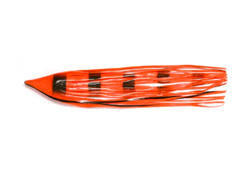 Orange and Black Lure Skirt-Cone tiered skirt playful