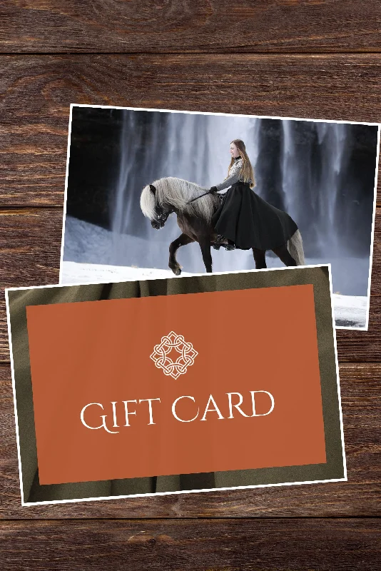 Riding Skirt Gift Card high slit skirt