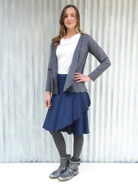Midnight Ginger Wrap Skirt mini skirt trendy