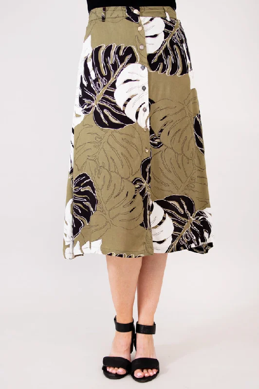 Torri Skirt, Rainforest denim skirt stylish