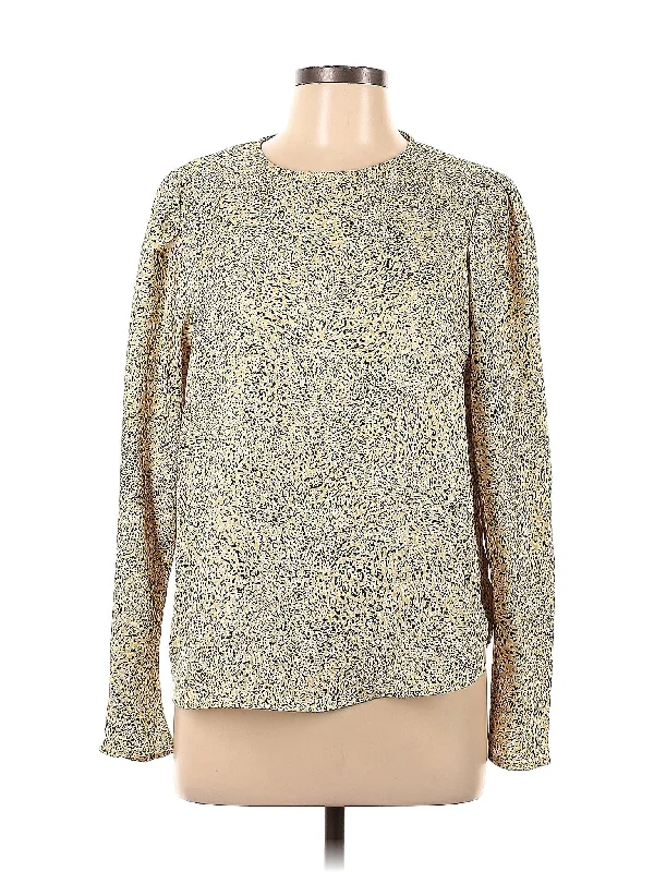 Long Sleeve Blouse Soft Pastel Blouse