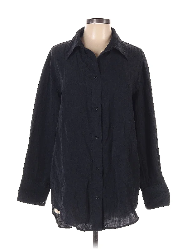 Long Sleeve Blouse Chic Wrap Blouse