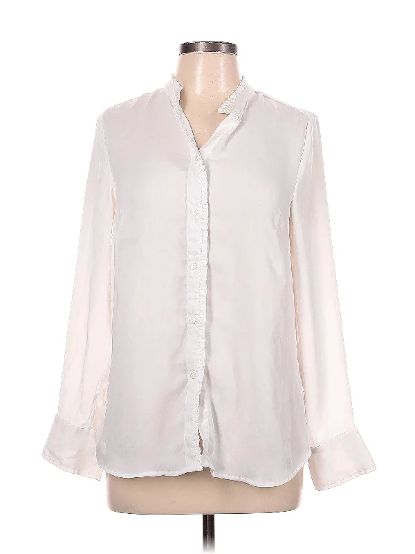 Long Sleeve Blouse Classic White Blouse